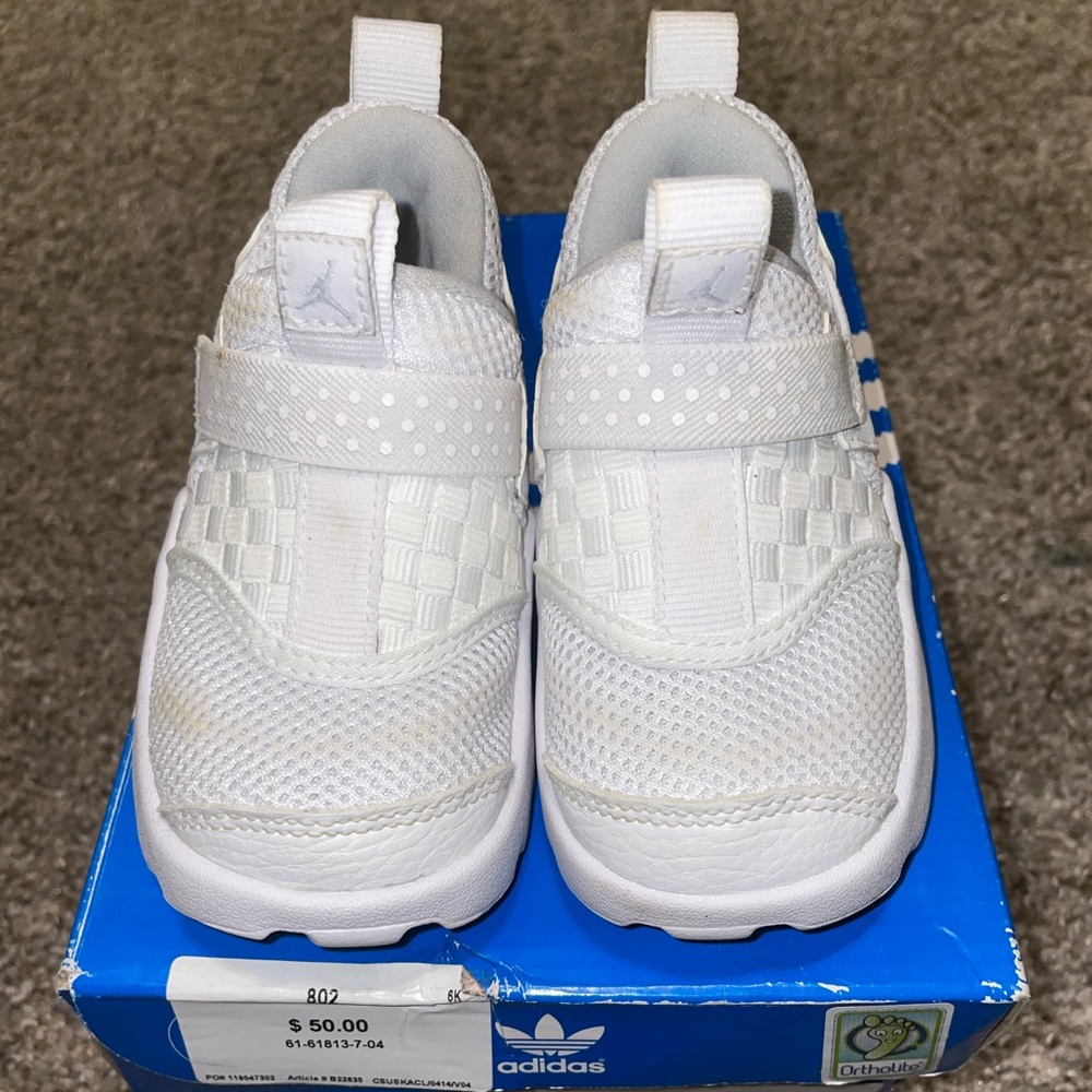 Adidas Mesh Toddler Sneakers White Size 7 | Original Box